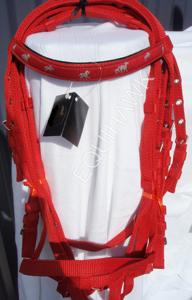 BRIDA DE CABALLO DE POLIPROPILENO MÁS VENTA CON BANDA ACOLCHADA DE NUBUCK Y BROWBANDS CINTA DE CABALLO HARDWARE DE ACERO INOXIDABLE - Product Image 5