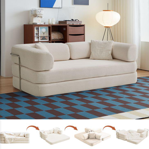 Nuevo Sofá Cama Inflable Portátil Convertible de Tela Moderna para Dormitorio, Sala de Estar, Hotel y Apartamento, Envío Directo 2026 - Product Image 1