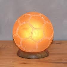 Lampes de forme de football de sel de l'Himalaya avec ampoule et câblage, lampes de sel de l'Himalaya en gros, lampes de sel électriques de l'Himalaya - Product Image 5