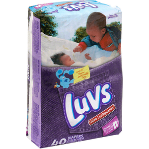 Pañales Luvs Ultra Leakguards Jacquard Dry Surface 100% Algodón de Alta Calidad para Bebés Talla 5, Paquete de 66 - Product Image 6