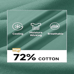 Polo respirant en coton pour homme, coupe ajustée, classique, décontracté, couleur unie, par Dress Sports - Product Image 6