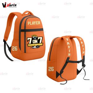 Vente en gros de sacs à livres sacs d'école sacs à dos design personnalisé sac à dos de sport de haute qualité avec logo d'équipe numéro de nom de joueur - Product Image 4