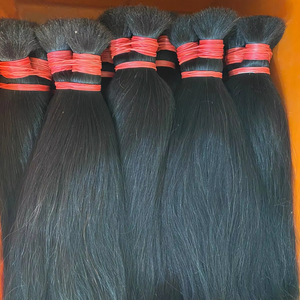 Paquetes a granel de cabello humano de trama de máquina de precios más bajos con embalaje de tamaño personalizado a la venta por exportadores indios - Product Image 1