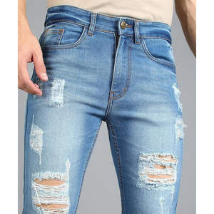 Pantalon en jean personnalisé, nouveau style, coupe slim, motif droit, haute qualité, vente en gros de jeans pour hommes, service OEM pour hommes - Product Image 5