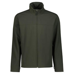 Chaqueta Softshell de hombre con logotipo personalizado, ropa exterior de alta calidad, impermeable, cortavientos, chaqueta Softshell de poliéster transpirable - Product Image 1