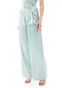 Pantalon pour dames tissé élastique à devant plat Vietnam deux fois tissu taille naturelle taille pantalons pour femmes - Product Image 3