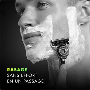 Afeitadora Eléctrica Inalámbrica Impermeable para Hombre, Recortadora de Madera, Carga USB, 1 Mango, 2 Cuchillas de Repuesto, Estuche de Viaje Portátil - Product Image 2