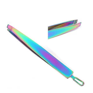 Multi Purpose Slant Tip <b>Tweezers</b> Eyebrow and <b>Ingrown</b> <b>Hair</b> Removal Tools Made with Stainless Steel 3" Eyebrow <b>Tweezers</b> - Product Image 6