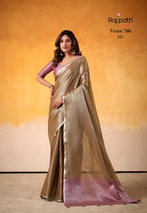 Nouveau concepteur belle fête porter tissu soie Saree femme fabricant de mode de Surat au taux le plus bas - Product Image 2