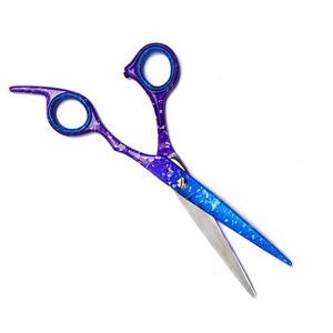 กรรไกรตัดผมสแตนเลส5.5นิ้วสำหรับช่างตัดผมทำจากกระดาษเคลือบแบบกำหนดเอง - Product Image 4