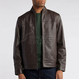 Chaqueta de Cuero de Invierno de Alta Calidad a Precio de Mayoreo, Talla Grande, con Patrón de Letras en la Parte Delantera, Transpirable, para Uso en Exteriores, para Hombre, en Venta - Product Image 1