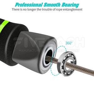 Cuerdas para Saltar, Cuerda de Fitness con Oscilación Suave, Tamaño Ajustable, Agarre Cómodo, Cuerdas para Saltar para Entrenamiento Diario - Product Image 4