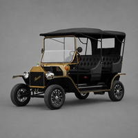 Voiturette de golf électrique 4 places UC-VSB-12, élégante, pour les terrains de golf et les centres de villégiature