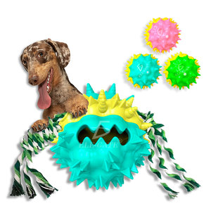 Spazzolino per denti molari per cani, giocattolo sonoro in plastica per animali domestici - Product Image 4