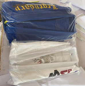 Wholesale BJJ <b>Kimono</b> 100% Cotton Breathable Custom <b>Men's</b> Adult Martial Arts Suit with Logo Options - Product Image 6