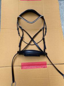บังเหียนบิทเลสสำหรับม้าหนังบิตคริสตัล - Product Image 2
