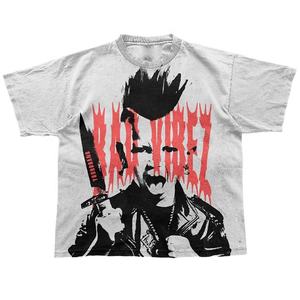 Camisetas Unisex de Verano de Alta Calidad con Estampado Gráfico de Moda Urbana, Marca Personalizada OEM, Venta al por Mayor, Estilo Vintage, Holgadas, para Gimnasio - Product Image 6