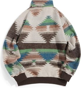 Custom Striped Ribbed Collar Crewneck <b>Sweatshirt</b> High Quality <b>Men</b>`<b>s</b> Cotton Oversized <b>Sweatshirts</b> for Autumn <b>Hoodies</b> - Product Image 2