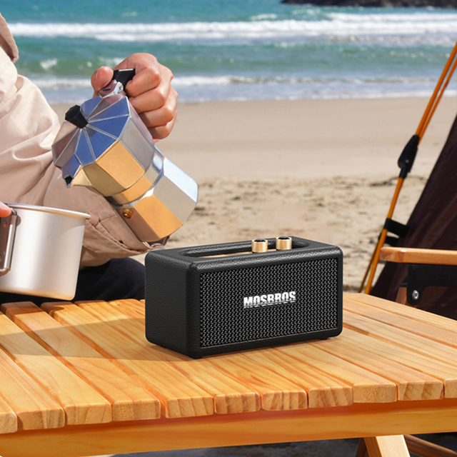 Mosbros DS40 for Marshall Speaker Design Mini  Portable Speaker Retro Style Woofer Speaker with Usb/tf/fm/bt/aux