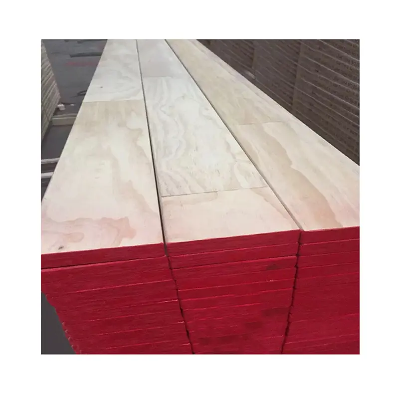 Madera LVL de pino a precio barato de la mejor calidad, precio de viga de madera contrachapada laminada para palés y cajas de fabricación