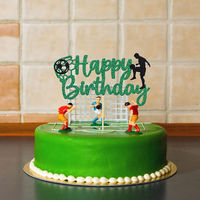 Fußball Fußball Cake Topper Alles Gute zum Geburtstag Dekoration Perfekt für Sport Themen party für Jungen Mädchen und Fußballfans