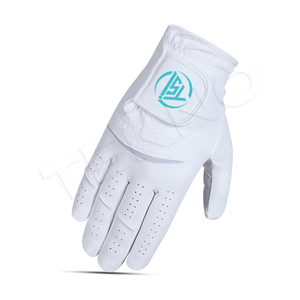 ถุงมือกอล์ฟหนังแกะสีน้ำตาลถุงมือกอล์ฟโลโก้ออกแบบได้ตามต้องการ - Product Image 1