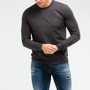 Sweat-shirts personnalisés en coton mélangé, poids lourd 450 g/m², doublés en polaire, col rond, pour hommes, 2025 - Product Image 4