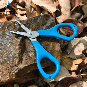 Ciseaux de pêche XS656 Private Label Poignée ergonomique pour mains humides et conditions difficiles - Product Image 1