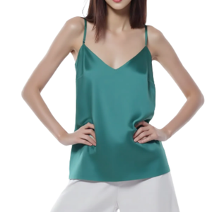 Camisa Elegante de Verano para Mujer, Corte Personalizado, Estilo Urbano, Secado Rápido, Sin Mangas, Sostenible, Marca Vietnamita, Moda Casual, OEM ODM - Product Image 4