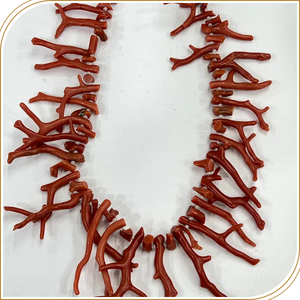 AAA Natural <b>Red</b> Italian Coral Unshaped Branches Shape <b>Beads</b> Size 15mm 25mm Long Approx 18 Inches Strand Italian Coral <b>Beads</b> - Product Image 5