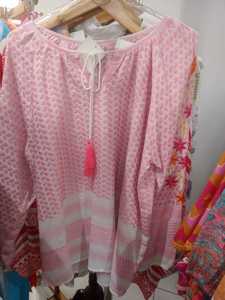 Chemisier imprimé noir et blanc à manches longues coupe ample chemise décontractée élégant léger hauts Design monochrome moderne faire en Inde - Product Image 5