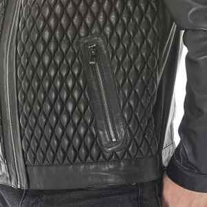 Chaqueta de Cuero de Diseño de Moda para Hombre, Chaquetas de Cuero PU de Primera Calidad, Chaqueta de Cuero Vacuno - Product Image 6