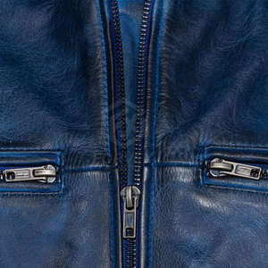 Chaqueta de Motociclista de Cuero para Hombre, Nueva, de Alta Calidad, Transpirable, Resistente al Viento, Ligera/Ecológica, para Invierno, Personalizable OEM - Product Image 3