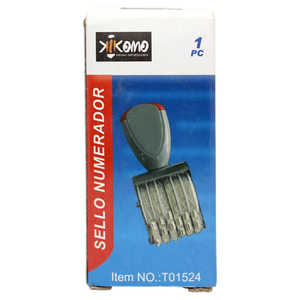 Tampon de numérotation à 6 chiffres avec symboles - Product Image 2