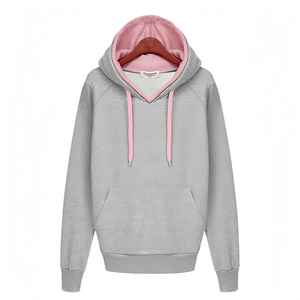 Sudadera con capucha de algodón 100% de gran tamaño para mujer, recién llegado, de peso pesado, de manga larga, con hombros caídos, transpirable, letras estampadas de primavera - Product Image 2