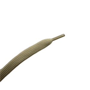 24 Flat Customized Shoelaces 100% Polyester Braided High Tenacity Drawcord 9mm Diameter Customized Various Colors for Sneakers - Product Image 2