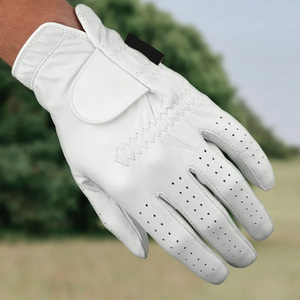 Breathable Cabretta Golf Gloves With Custom Embroidery Logo Printing Tag Label Branding <b>And</b> Packaging For Teamwear Or Sales - Product Image 2