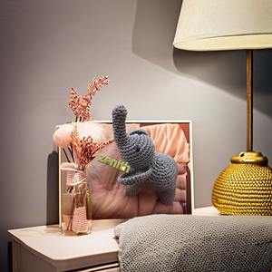 Crochet Éléphant En Peluche Mignon Non Toxique Fil Animal En Peluche pour Enfants et Nursery Décor Décor À La Maison - Product Image 1