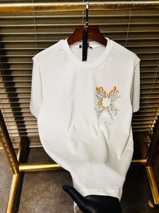 Camiseta de Manga Corta para Hombre, Tallas Grandes, Personalizada, de Seda/Algodón, con Estampado Animal, 300 Gramos, Anti-Pilling, Cuello Redondo, Casual, Transpirable, Ecológica, OEM - Product Image 5