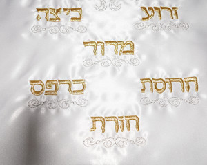 Tùy chỉnh atarah challah Bìa thêu mô hình Polyester da hiện đại Do Thái challah bánh mì challah Bìa - Product Image 3
