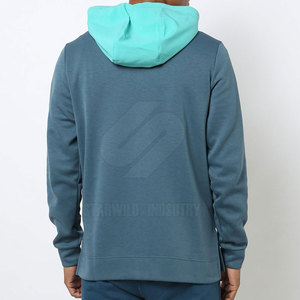 Diseño personalizado de alta calidad pulóver hombres cremallera sudaderas con capucha Casual tamaño personalizado hombres cremallera sudaderas con capucha - Product Image 5