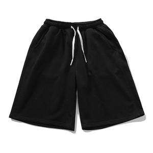 Pantalones cortos de gimnasio de cintura media para hombre 2025 algodón pantalones cortos de verano transpirables y de secado rápido con logotipo personalizado y patrón sólido 100% - Product Image 1