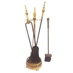 Herramientas de fuego de latón de gama alta con contornos suaves y rendimiento duradero, construidas para un uso frecuente y atractivo visual para el hogar - Product Image 4