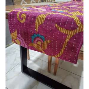 Cotton Bohemian Floral Tapestry Table <b>Runner</b> Elegant Striped Pattern for Christmas Party Vintage Home Farm House Decor Hippie - Product Image 4