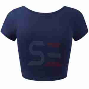 Custom Logo Sexy Women's Summer Sleeveless Ribbed Quick Dry Breathable Gym <b>Crop</b> Tank <b>Top</b>-All Colors Available - Product Image 4