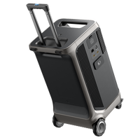 Station Portable Anker SOLIX F3800 3840Wh 6000W avec Contrôleur MPPT, Batterie Lithium-Ion, Panneau Solaire, Lampe Torche et Démarreur de Voiture Modifié
