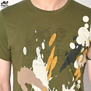 Camisetas con serigrafía de logotipo y diseño personalizados, camisetas con serigrafía de alta calidad para hombre a precio económico. - Product Image 6