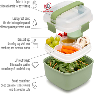 Caja de Joyería Moderna de ABS de Tres Compartimentos, Personalizable OEM, de Alta Capacidad, Multicolor, Ecológica, Libre de BPA, Almacenamiento Multifuncional para - Product Image 2