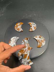 Jaspe breccié en gros, cabochon de pierre précieuse pour la fabrication de bijoux - Product Image 4