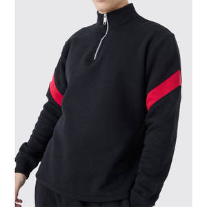 Conjunto Deportivo de Felpa 100% Algodón para Hombre, Estilo Casual de Invierno, Media Cremallera, 2 Piezas, Ropa Deportiva para Gimnasio, Logotipo Personalizado - Product Image 6